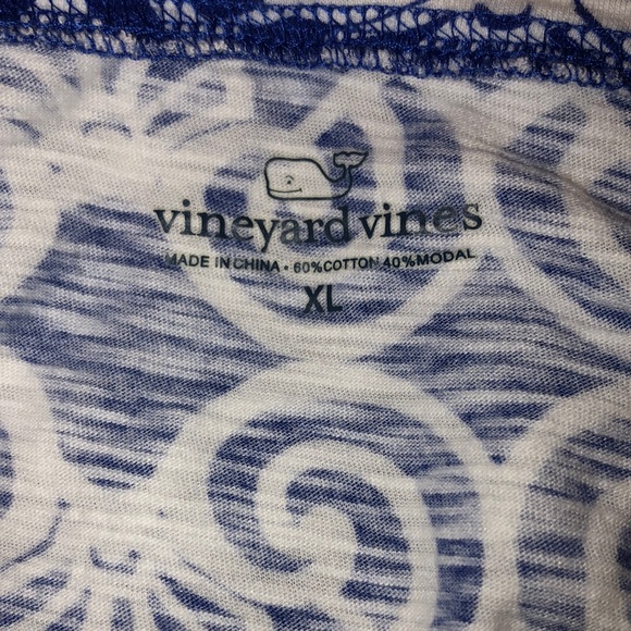 Vineyard Vines Swimsuit Cover-Up Cotton Jersey Dress, size XL - Picture 6 of 11